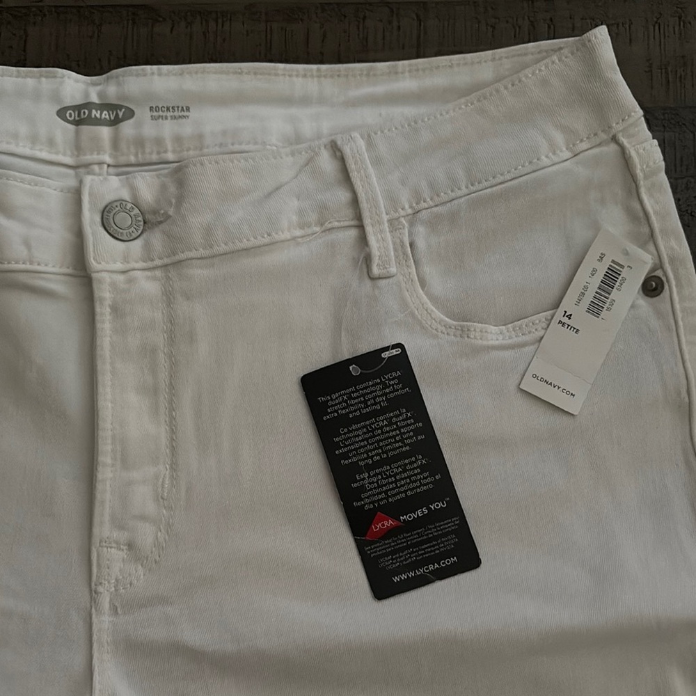 Old Navy Classic White Denim